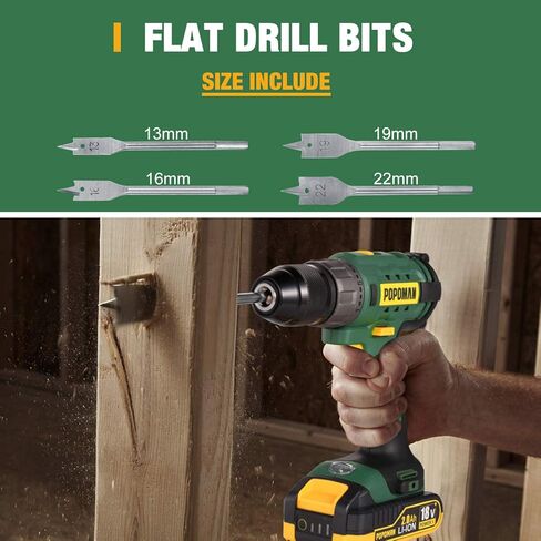 مجموعة لقم المثقاب، مجموعة لقم مفك البراغي TECCPO، ملحقات 100 قطعة، مجموعة لقم مثقاب من التيتانيوم الماسوني، 1/16 بوصة - 1/4 بوصة من سبائك الألومنيوم التيتانيوم، مجموعة لقم مثقاب ذات طرف سريع للمعادن والخشب والبناء مع حقيبة تخزين in Kuwait