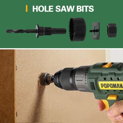 مجموعة لقم المثقاب، مجموعة لقم مفك البراغي TECCPO، ملحقات 100 قطعة، مجموعة لقم مثقاب من التيتانيوم الماسوني، 1/16 بوصة - 1/4 بوصة من سبائك الألومنيوم التيتانيوم، مجموعة لقم مثقاب ذات طرف سريع للمعادن والخشب والبناء مع حقيبة تخزين in Kuwait