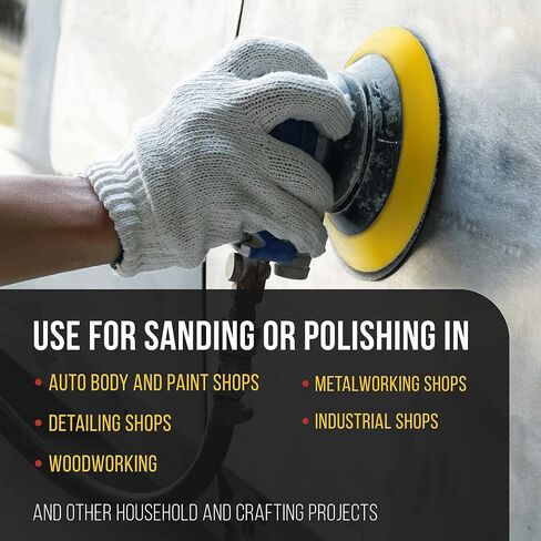 TCP Global 6" DA Polisher & Sander Pad - Hook & Loop Face - Random Orbital Backing Plate in Saudi Arabia