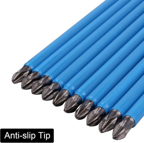 Wolfride 10PCS Long Phillips Driver Bits PH2 Driver Bits Long Phillips Drill Bit Set - 5.9 Inch in Kuwait