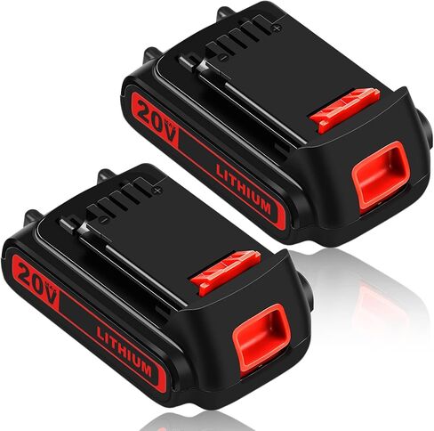 Munikind 2-Pack 3.0Ah LBXR20 Replacement Battery Compatible with Black and Decker 20V Lithium Battery Max Compatible with LB20 LBX20 LST220 LBXR2020-OPE LBXR20B-2 LB2X4020 Cordless Tool Battery in Kuwait