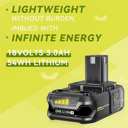 VANON P102 3.0Ah 18V Replacement for Ryobi 18V Battery Lithium Ion P108 P103 P104 P105 P107 P109 Compatible with Ryobi 18-Volt ONE Plus Power Tool Batteries 2Pack in Saudi Arabia