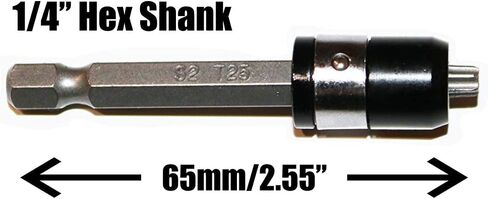 MagneticPal Magnetic Collar Design 5pcs 1/4 Inch Hex Shank Magnetic T25 Torx Screwdriver Bit Set Power Bit in Saudi Arabia