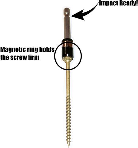 MagneticPal Magnetic Collar Design 5pcs 1/4 Inch Hex Shank Magnetic T25 Torx Screwdriver Bit Set Power Bit in Saudi Arabia