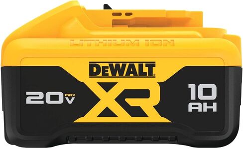 DEWALT 20V MAX XR Battery, 10.0Ah, 2-Pack, LED Charge Indicator (DCB210-2) in Saudi Arabia
