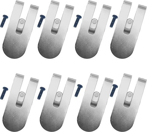 8PCS N435687 Belt Hook Clip with Glue dispensing anti loosening screw for DeWalt DCF620 DCF620B DCF622 Drywall Screwgun in Saudi Arabia