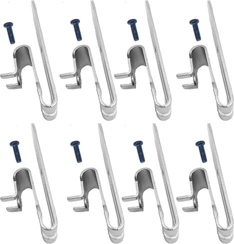 8PCS N435687 Belt Hook Clip with Glue dispensing anti loosening screw for DeWalt DCF620 DCF620B DCF622 Drywall Screwgun in Saudi Arabia