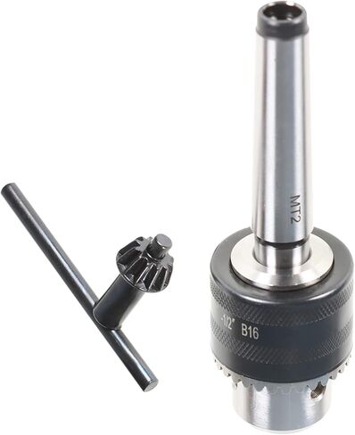 waltyotur B16 Drill Chuck 5/64-1/2 Inch Drill Chuck for CNC Lathe Milling Machine with MT2 Taper Shank in Saudi Arabia