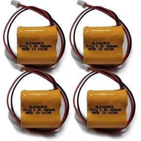 (4 Pack) 4.8V Ni-CD Battery Replacement for MK Power MH29673, CUSTOM-196, Dantona BL93NC484, BST D-2/3AA400MAH, OSA162 ANIC1361 Exit Sign Emergency Light in Saudi Arabia