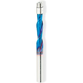Up Down Cut Router Bits 1/4 Shank Spiral Compression Router Bit, Solid Carbide Router Bits with Nano Blue Coated for CNC Router Bits Table Router End Mill in Saudi Arabia