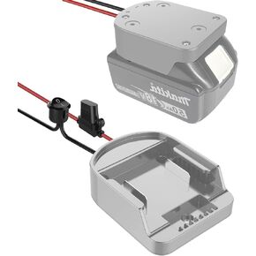 Power Wheel Adapter with Fuse & Switch, Secure Battery Adapter for Makita 18V Lithium Battery, with 12 Gauge Wire, Good Power Convertor for DIY Ride On Truck, Robotics, RC Toys and Work Lights in Kuwait
