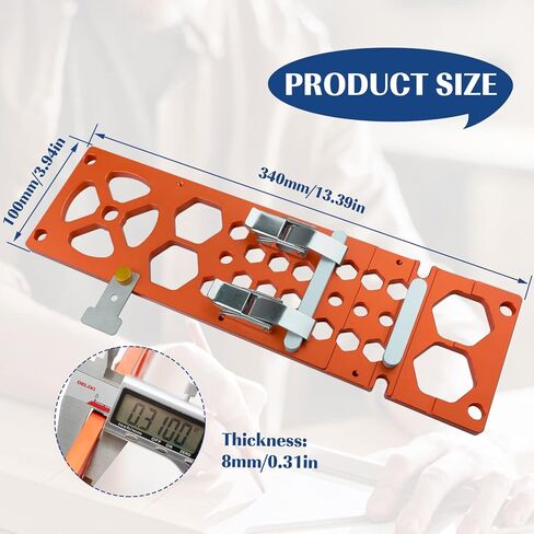 13.4 بوصة منشار المسار دليل مربع النجارة 90 درجة الزاوية اليمنى منشار دائري دليل السكك الحديدية زاوية وقف الملحقات متوافقة مع السكك الحديدية دليل Festool / ماكيتا in Kuwait