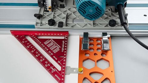 13.4 بوصة منشار المسار دليل مربع النجارة 90 درجة الزاوية اليمنى منشار دائري دليل السكك الحديدية زاوية وقف الملحقات متوافقة مع السكك الحديدية دليل Festool / ماكيتا in Kuwait