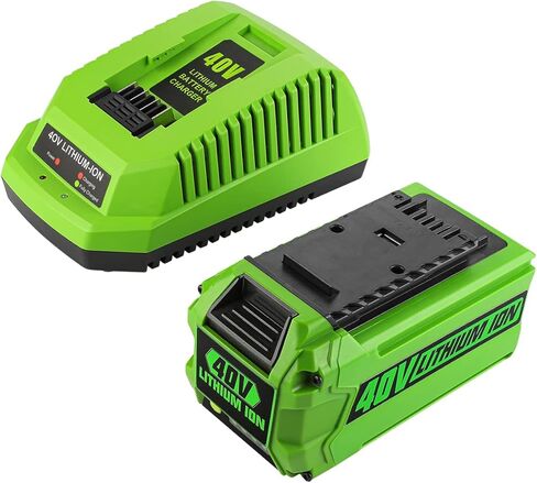 ANTRobut 6.5Ah Replacement Greenworks 40V Battery 29472 29462 for Greenworks 40V G-MAX 29252 20202 22262 25312 25322 20642 22272 27062 2901319 Smart USB 40V Lithium-Ion Battery in Saudi Arabia