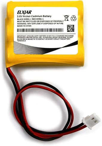 (5-Pack) 3.6V 1000mAh AA B15CS03 Ni-CD Battery Pack Replacement for Saft B15CS03, Emergency and Exit Light White Connector Emergi-Lite C8 in Saudi Arabia
