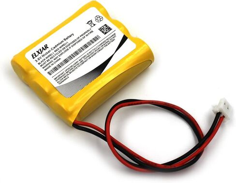 (5-Pack) 3.6V 1000mAh AA B15CS03 Ni-CD Battery Pack Replacement for Saft B15CS03, Emergency and Exit Light White Connector Emergi-Lite C8 in Saudi Arabia