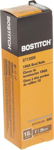 BOSTITCH Brad Nails, 18 GA, 1-Inch, 3000-Pack (BT1309B) , Brown in Saudi Arabia