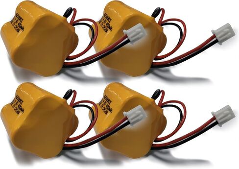 (4 Pack) 4.8V Ni-CD Battery Replacement for MK Power MH29673, CUSTOM-196, Dantona BL93NC484, BST D-2/3AA400MAH, OSA162 ANIC1361 Exit Sign Emergency Light in Saudi Arabia
