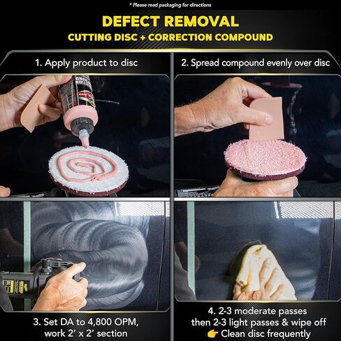 ملمع MT300 DA الاحترافي من Meguiar - ملمع ثنائي المفعول بدرجة احترافية مثالي لمحترفي التفاصيل أو المتحمسين للتفاصيل - عدد 1 in Kuwait
