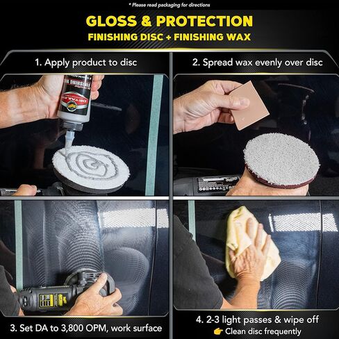 ملمع MT300 DA الاحترافي من Meguiar - ملمع ثنائي المفعول بدرجة احترافية مثالي لمحترفي التفاصيل أو المتحمسين للتفاصيل - عدد 1 in Kuwait