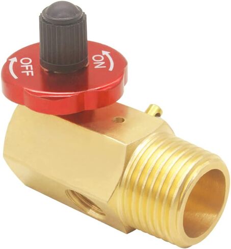 خزان الهواء Qolekog 1/2"NPT تانك 1/4"NPT خرطوم 1/8"مقياس NPT مع إيقاف صمام تخفيف صمام ملء منفذ لضاغط الهواء المحمول خزان الحمل in Kuwait