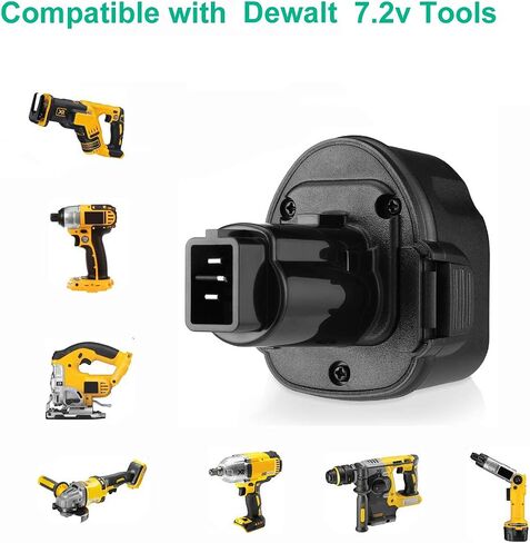 4.8Ah 7.2V DW9057 Battery Replacement Compatible with Dewalt 7.2V Battery | DE9057 DE9085, Fits DW920K DW920K2 DW925K DW925K2 DW968K Cordless Screwdriver, 2-Pack in Kuwait