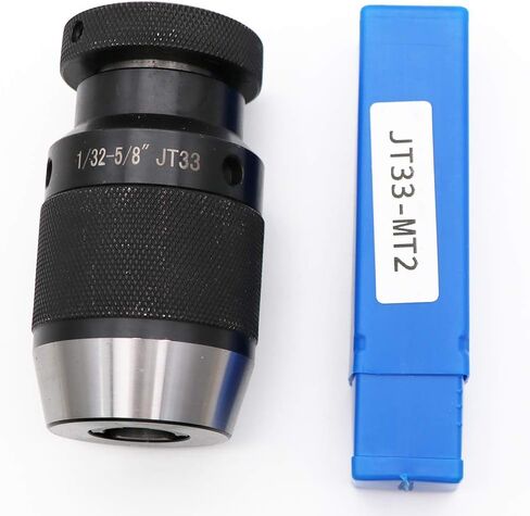 KIPA 1/32"- 5/8" Super Heavy Duty Drill Press Chuck Keyless JT33 Mount & MT2-JT33 Drill Chuck Arbor, High-Precision in Saudi Arabia