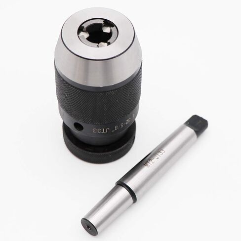 KIPA 1/32"- 5/8" Super Heavy Duty Drill Press Chuck Keyless JT33 Mount & MT2-JT33 Drill Chuck Arbor, High-Precision in Saudi Arabia