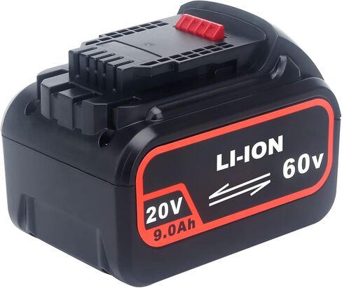 Biswaye بطارية 9.0Ah DCB609 بديلة لديوالت 20 فولت/60 فولت 120 فولت ماكس XR بطارية ليثيوم أيون DCB606 DCB609 DCB612 DCB203 DCB204 DCB207 DCB206 DCB201 in Kuwait