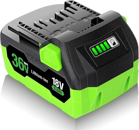 بطارية بديلة POWITEC 6.0Ah 36 فولت/18 فولت لبطارية Metabo HPT MultiVolt 372121M 371751M BSL36A18 BSL36B18 بطارية ليثيوم أيون أداة لاسلكية in Kuwait