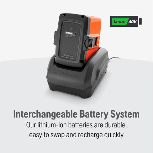 Husqvarna BLi22 40V Battery, 144Wh Lithium Ion Battery 100-Series Power Tools Including Battery Chainsaws, Leaf Blowers and Trimmers, Orange in Saudi Arabia