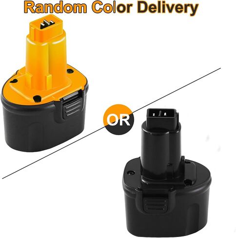 Upgraded to 3600mAh Replacement Battery Compatible with Dewalt 7.2V Battery DW9057 DE9057 DE9085 DW920K DW920K2 DW925K DW925K2 DW968K Cordless Power Tool 2 Pack in Saudi Arabia