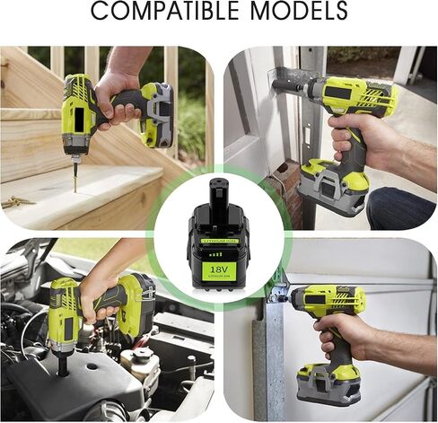 ترقية! 】 CaliHutt 18V 9.0Ah استبدل البطارية لبطارية Ryobi ONE + Plus 18V ذات سعة عالية 18V بطارية ليثيوم أيون P102 P104 P105 P106 P108 P107 P109 للأدوات الكهربائية اللاسلكية in Saudi Arabia