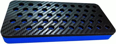 50 screw bit organizer and holder - works with hex bits, screwdriver bits, impact and screw gun bits - holds any 1/4 drive bit - tool organizer in Saudi Arabia