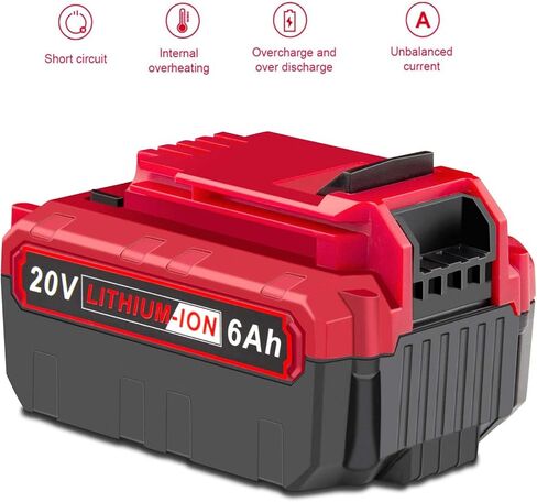 يتوهم شراء 2 حزم 6.0Ah ترقية PCC685L بطارية بديلة متوافقة مع كابل بورتر 20V PCC685L PCC682L PCC681L PCC685LP PCC682Lf PCC700 PCC640 PCC601 in Kuwait