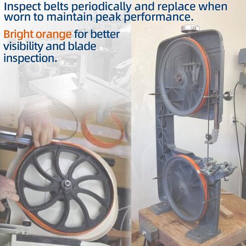 9 بوصة × 1/2 بوصة × 0.96 بوصة إطارات اليوريثان ذات المنديل - للحرف اليدوية 137.21409 دلتا BS100 28-150 ريوبي BS901 غريزلي G1052 بلاك آند ديكر BDBS100 برو تيك 3203 Shopfox W1749 باورماتك - عبوتان in Kuwait