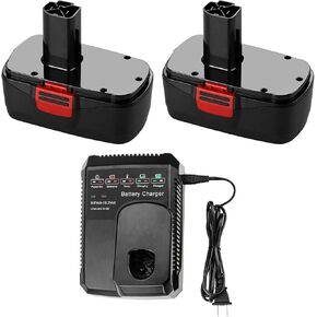 2 حزمة بطارية بديلة وشاحن 3.6 أمبير للحرفي 19.2 فولت DieHard C3 315.115410 315.11485 130279005 1323903 + شاحن بطارية للحرفي بطارية ليثيوم أيون Ni-Mh Ni-Cd 140152004 in Kuwait