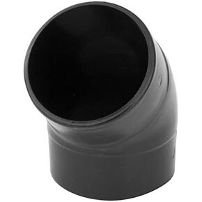 POWERTEC 70182V 2-1/2 Inches 45 Degree Elbow, ABS Plastic Dust Collector Connector, Black - 1 PK in Saudi Arabia