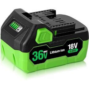 【ترقية】 بطارية بديلة CaliHutt 18V/36V 6.0Ah لبطارية Metabo HPT(Hitachi) متعددة فولت 371751M 372121M BSL36A18 BSL36B18 لأدوات Slide Style MAX اللاسلكية بطارية ليثيوم أيون in Kuwait