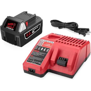 بطارية ليثيوم ANTRobut 18 فولت لبطارية ميلووكي M18 ومجموعة بدء تشغيل الشاحن لأدوات ميلووكي M18 اللاسلكية in Kuwait