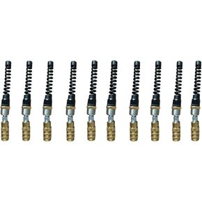 Zeluga 22-253-5PK 1/4in. Industrial Safety Plug Air Hose Brass Swivel Coupler, 5 Pack in Saudi Arabia