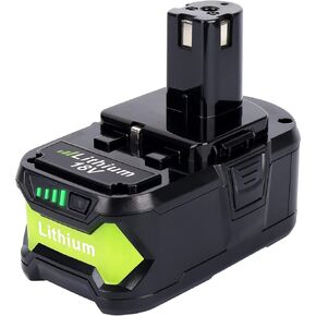 LALAFO 18V 6.0Ah P108 Battery Replacement for Ryobi ONE Plus 18Volt Lithium-Ion Batteries P102 P103 P104 P105 P107 P108 P109 Compatible with Ryobi One+ Battery Cordless Power Tools in Kuwait