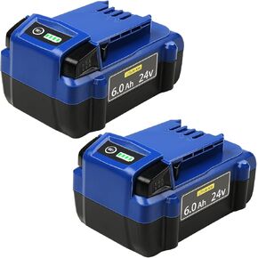 استبدال DTK 24V 6Ah لبطارية Kobalt 24V بحد أقصى KB624-03 KB524-03 KB424-03 KB224-03 KB124-03 أدوات لاسلكية ليثيوم أيون بطارية عالية السعة 2 حزم in Kuwait