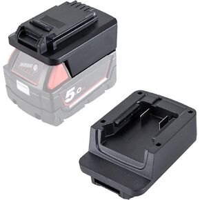 محول بطارية لبطارية Milwaukee M18 18V إلى بطارية Black & Decker 20Volt LBXR20 LB20، إلى بطارية Porter-Cable 20V PCC685L PCC681L، تعمل مع أدوات Black & Decker وPorter Cable 20V in Kuwait