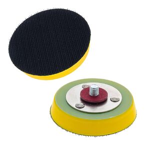 Dura-Gold Pro Series 3" Hook & Loop DA Backing Plate Pad, 2 Pack - Flexible 14mm Thick Dual-Action Random Orbital Sander Polisher Pad, 5/16", Auto Woodworking Sandpaper Sanding Car Polishing Detailing in Kuwait