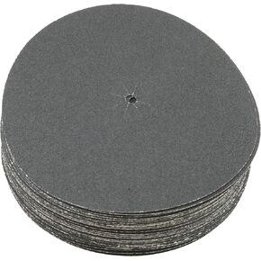 Sungold Abrasives 87405 أقراص سنفرة ذات حواف مدعومة سادة لآلات صنفرة الأرضيات 60 حبيبة من ورق كربيد السيليكون ثقيل الوزن مع فتحة وشقوق في المنتصف مقاس 7 بوصة × 5/16 بوصة (50 حزمة) in Kuwait