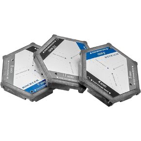 Perfect Miter Saw Setup Blocks (3-Piece) – 4 to 12 Sided, Tight-Fitting Mitered Frames for Building Segmented Turning Blanks - Plastic Accurate Angle Measuring Tool for Frames, Polygon Shapes, & More
