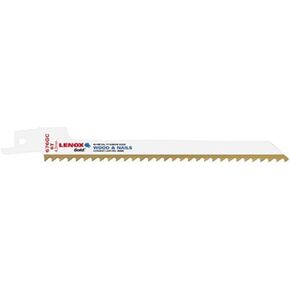 LENOX Gold 676GRC Wood Reciprocating Saw Blades, Titanium Nitride Coated, 6-inch, 6 TPI, 5-Pack (21063676GRC) in Saudi Arabia