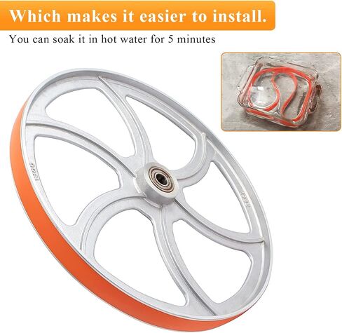 Urethane Band Saw 28-276 14" Band Saw Tires No Adhesive Needed Compatible with Craftsman Delta Band Saws - 2 Pack in Saudi Arabia