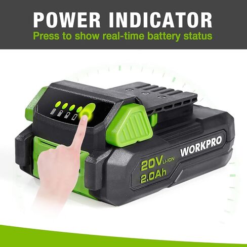 WORKPRO 20V 2.0Ah Lithium-ion Battery Pack in Saudi Arabia
